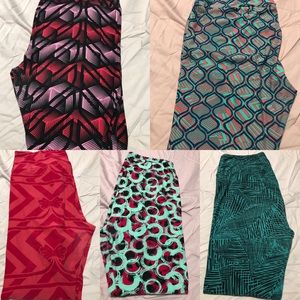 Lularoe TC leggings set of 5